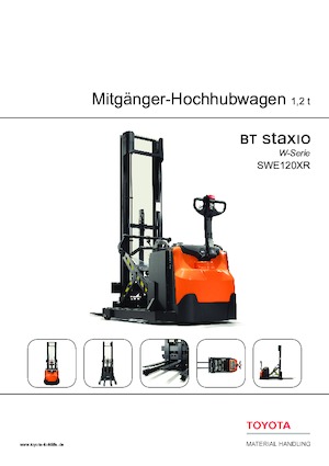 Stackere (transpaleți) mobile BT SWE 120 XR
