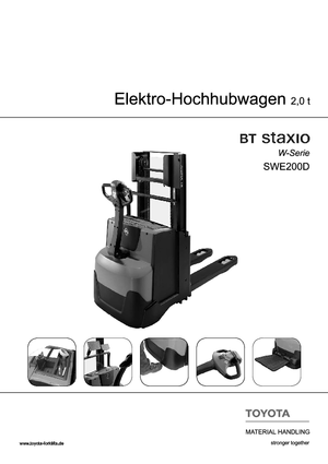 Stackere (transpaleți) mobile BT SWE 200 D