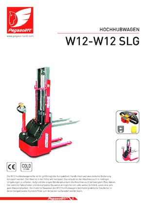 Stackere (transpaleți) mobile Pegasolift W 12