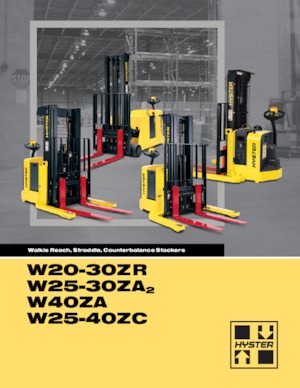 Stackere (transpaleți) mobile Hyster W40ZC