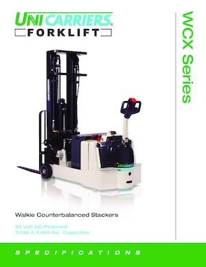 Stackere (transpaleți) mobile UniCarriers WCX30