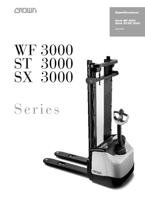 Stackere (transpaleți) mobile Crown WF 3000-1.0 NT