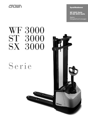 Stackere (transpaleți) mobile Crown WF 3000-1.0 NT