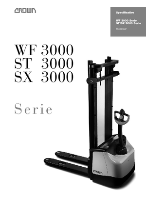 Stackere (transpaleți) mobile Crown ST 3000-1.0 TL