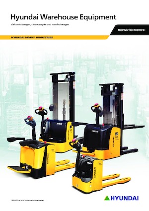 Transpalete cu operator pedestru Hyundai 15 EP