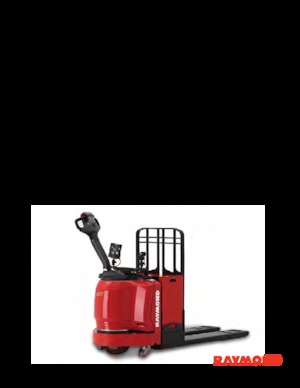 Transpalete cu operator pedestru RAYMOND 8310