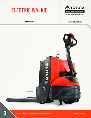 Transpalete cu operator pedestru Toyota 8HBW23