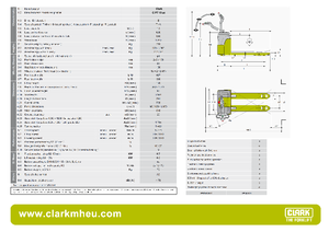 Transpalete cu operator pedestru Clark CPT 13 ac
