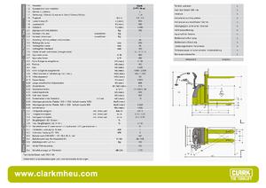 Transpalete cu operator pedestru Clark CPTi 16 ac