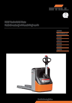 Transpalete cu operator pedestru Still ECU 14