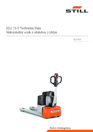 Transpalete cu operator pedestru Still ECU 15 C