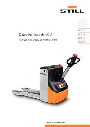 Transpalete cu operator pedestru Still ECU 25