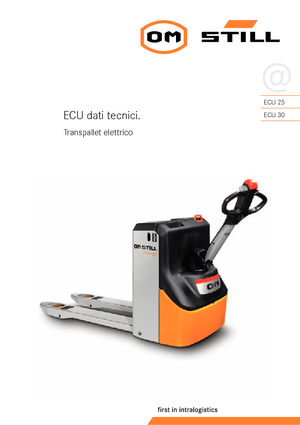 Transpalete cu operator pedestru Still ECU 25