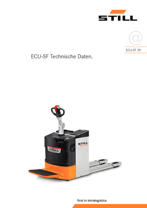 Transpalete cu operator pedestru Still ECU-SF 20