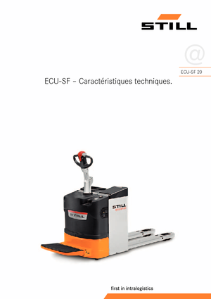 Transpalete cu operator pedestru Still ECU-SF 20