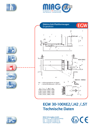Transpalete cu operator pedestru Miag EGW 100 XE 2
