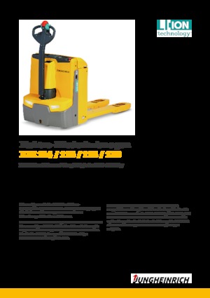 Transpalete cu operator pedestru Jungheinrich EJE 114