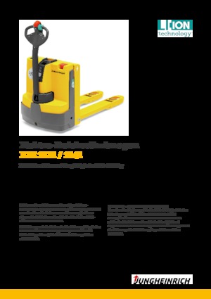 Transpalete cu operator pedestru Jungheinrich EJE 114i