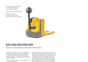 Transpalete cu operator pedestru Jungheinrich EJE 230