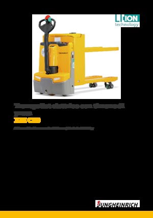 Transpalete cu operator pedestru Jungheinrich EJE C20