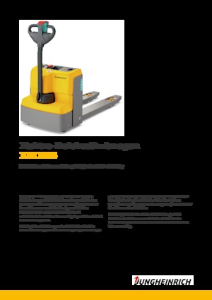 Transpalete cu operator pedestru Jungheinrich EJE M15