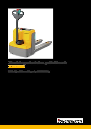 Transpalete cu operator pedestru Jungheinrich EJE M15