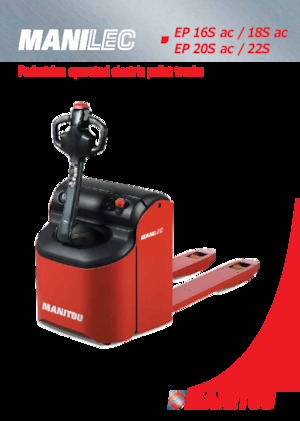Transpalete cu operator pedestru Manitou EP 16