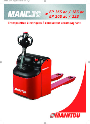 Transpalete cu operator pedestru Manitou EP 16