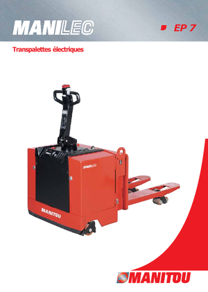 Transpalete cu operator pedestru Manitou EP 750