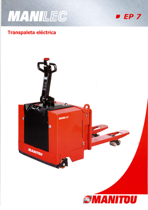 Transpalete cu operator pedestru Manitou EP 740