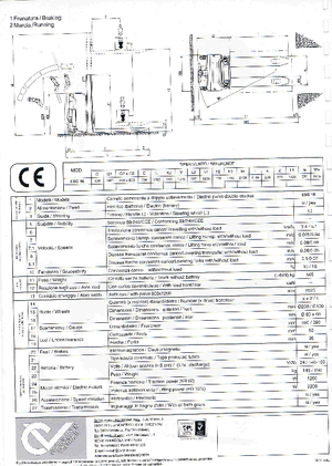 Transpalete cu operator pedestru CVitalia ESG 16