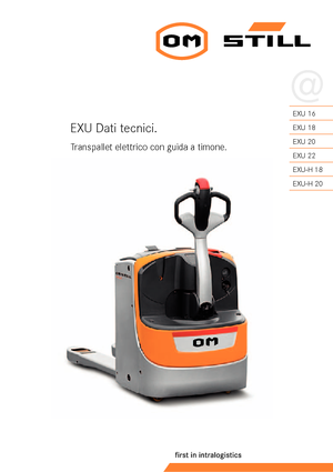 Transpalete cu operator pedestru Still EXU 22