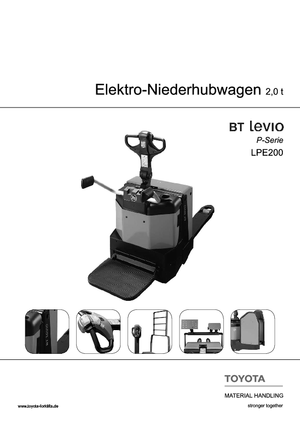 Transpalete cu operator pedestru BT LPE 200-6