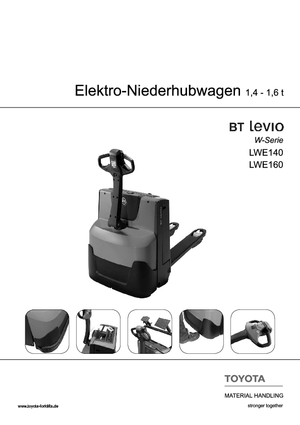 Transpalete cu operator pedestru BT LWE 140