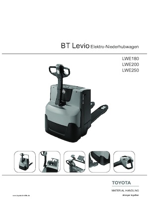 Transpalete cu operator pedestru Toyota LWE200