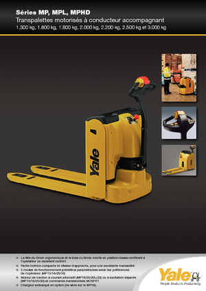 Transpalete cu operator pedestru Yale MP22AC