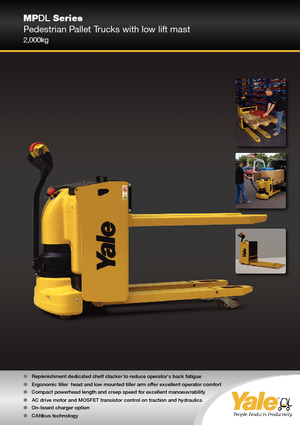 Transpalete cu operator pedestru Yale MP20DL