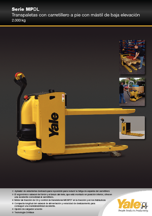 Transpalete cu operator pedestru Yale MP20DL