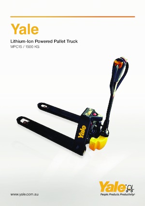 Transpalete cu operator pedestru Yale MPC15