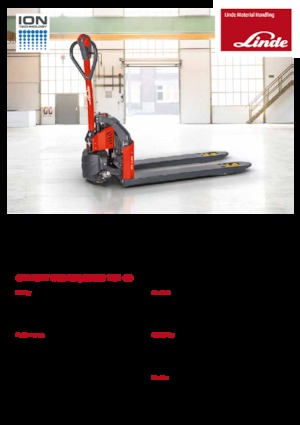 Transpalete cu operator pedestru Linde MT12 