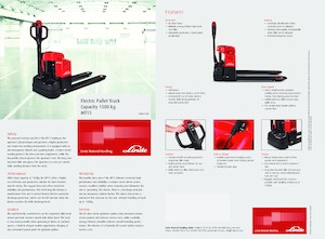 Transpalete cu operator pedestru Linde MT15