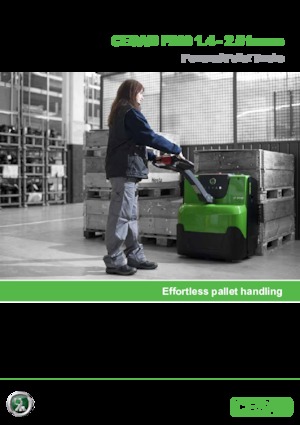 Transpalete cu operator pedestru Cesab P 216