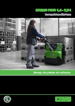 Transpalete cu operator pedestru Cesab P 216