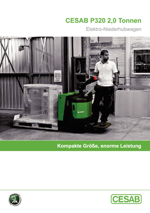 Transpalete cu operator pedestru Cesab P 320-6