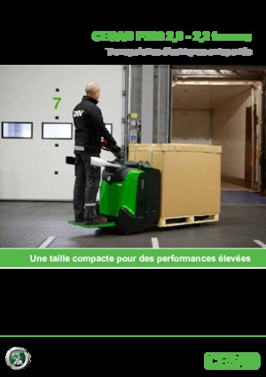 Transpalete cu operator pedestru Cesab P 322