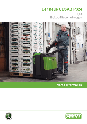 Transpalete cu operator pedestru Cesab P 324