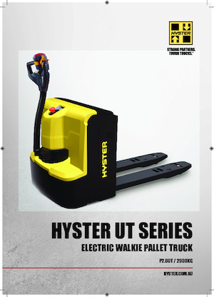 Transpalete cu operator pedestru Hyster P2.0UT