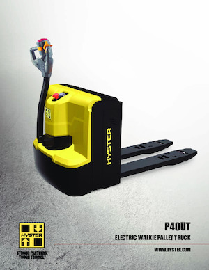 Transpalete cu operator pedestru Hyster P40UT