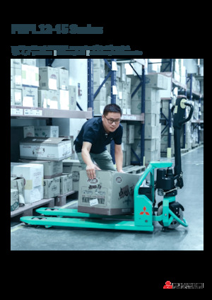 Transpalete cu operator pedestru Mitsubishi PBPL12 IPTP 680 × 1000