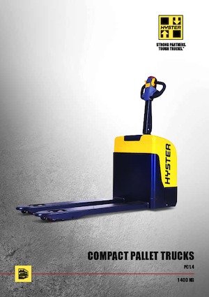 Transpalete cu operator pedestru Hyster PC 1.4 